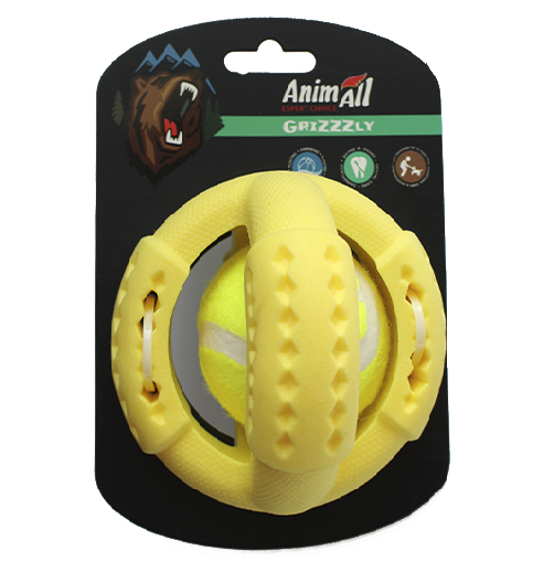 Іграшка AnimAll GrizZzly для собак, тенісний м'яч