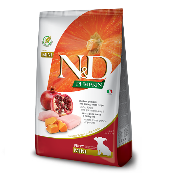 Сухий корм Farmina N&D PUMPKIN для цуценят дрібних порід з гарбузом, куркою, гранатом