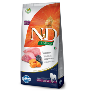 Беззерновий сухий корм Farmina N&D PUMPKIN для собак великих і гігантських порід з гарбузом, ягням, чорницею