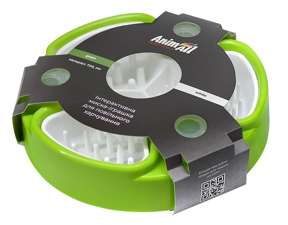 AnimAll інтерактивна миска-іграшка для повільного годування
