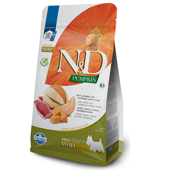 Беззерновий сухий корм Farmina N&D PUMPKIN для собак дрібних порід з качкою та динею