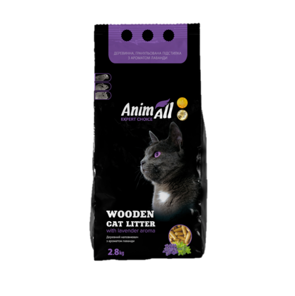 Деревний наповнювач AnimAll з ароматом лаванди