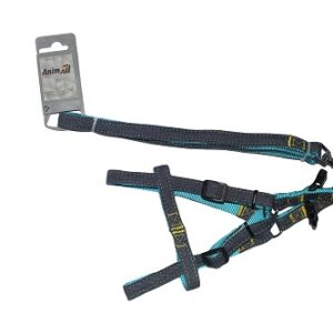 Набір шлея та повідець AnimAll Denim, блакитний