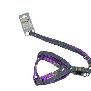 Набір шлея та повідець AnimAll Denim, фіолетовий