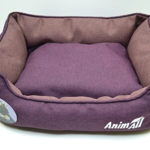 Лежанка AnimAll Anna Dark Violet для собак і котів, фіолетова
