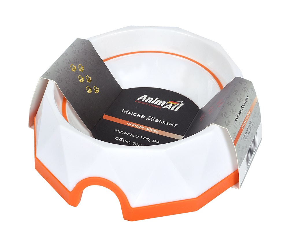 Миска AnimAll Діамант, для собак, 500 мл