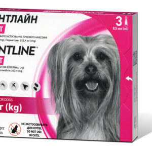 Протипаразитарний препарат Frontline Tri-Act від бліх, кліщів і комарів для собак (упаковка 3 піпетки)