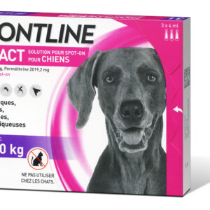 Протипаразитарний препарат Frontline Tri-Act від бліх, кліщів і комарів для собак  (упаковка 3 піпетки)