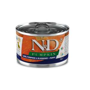Беззерновий вологий корм для собак Farmina N&D PUMPKIN для цуценят дрібних порід з гарбузом, ягням, чорницею 140 г