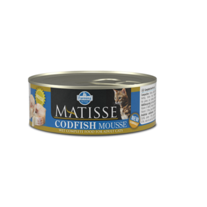 Вологий корм Farmina MATISSE CAT MOUSSE CODFISH для кішок з тріскою.