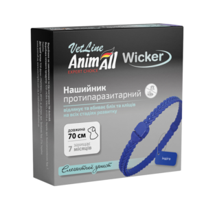 Нашийник протипаразитарний AnimAll VetLine Wicker для котів та собак