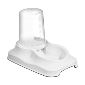 Миска Irak Plast для собак та котів, з контейнером для води та корму, 1.5 л