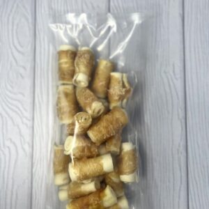 AnimAll Dental трубочка рулетик з м'ясом курки, 4-5 см