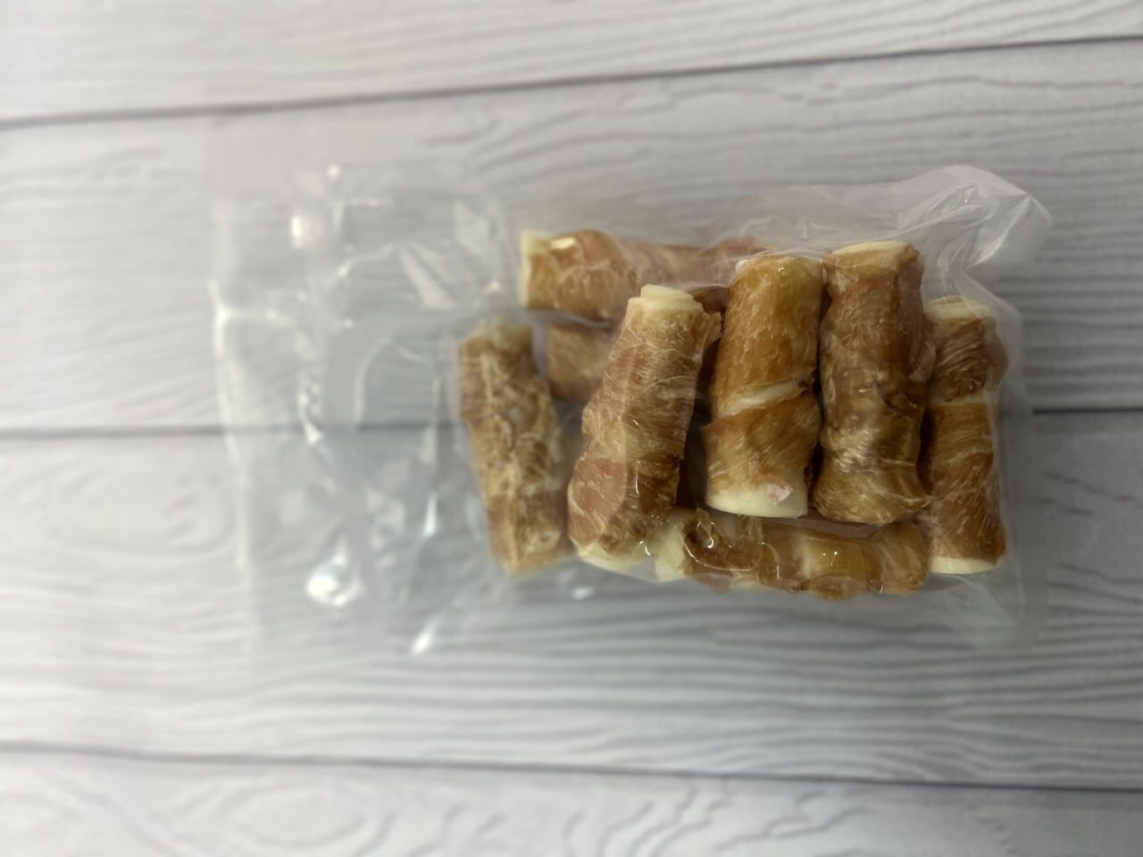 AnimAll Dental трубочка рулетик з м'ясом курки, 7-8 см.