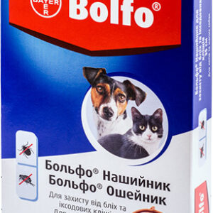 Нашийник Bolfo проти бліх та кліщів для котів і собак, 35 см