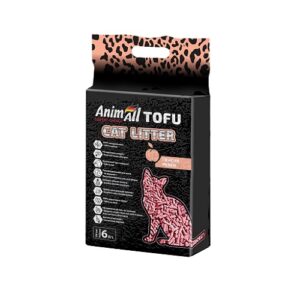 Соєвий наповнювач AnimAll Tofu Peach з ароматом персика, для котів