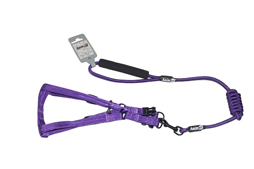 Синій набір поводок і нашийник від торгової марки AnimAll.