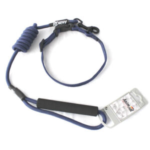 Комплект нашийник з повідцем AnimAll для собак, темно-синій.