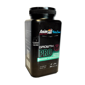 Вітамінна добавка AnimAll VetLine Growth PRO При недостатньому наборі ваги, для збільшення м'язової маси.