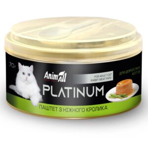 АнімАлл Платінум вологий корм для котів, ніжний паштет із кроля.