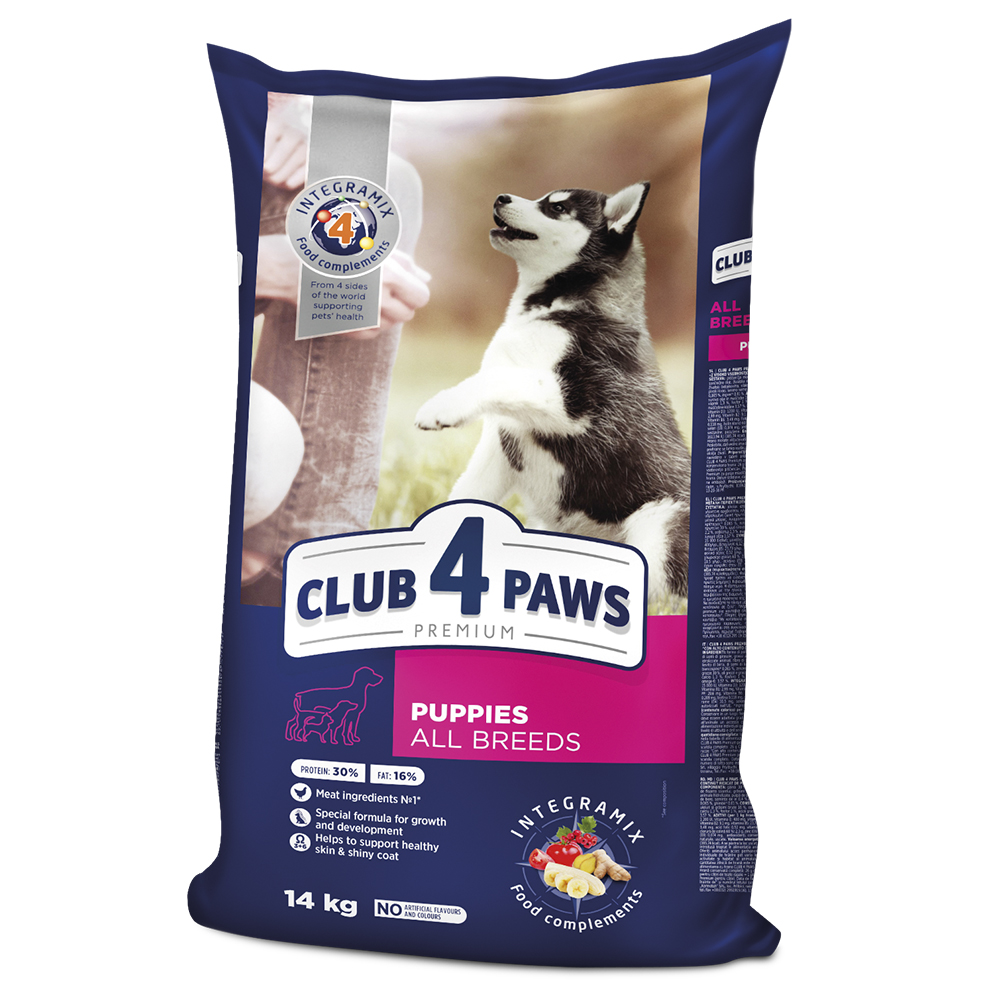 CLUB 4 PAWS Premium сухий курка цуценята всі породи