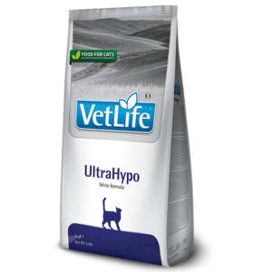 VetLife UltraHypo – Лікувальний сухий корм при харчовій алергії та харчовій непереносимості.
