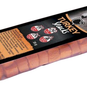 Ласощі для собак Alpha Spirit Snacks напіввологі беззернові кубики з індичкою 35 г