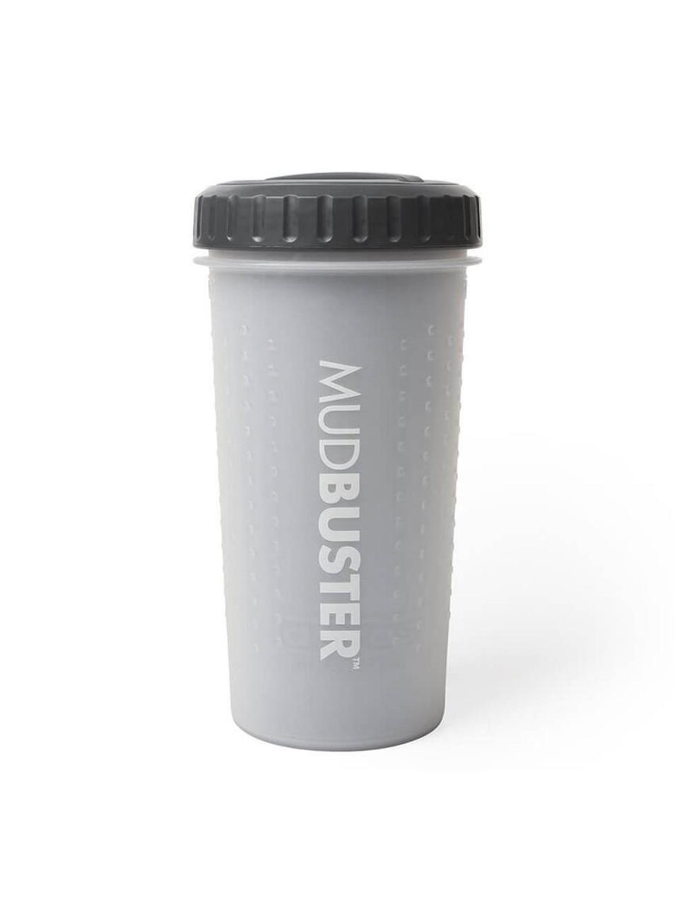 Лапомийка для собак Dexas MudBuster Lidded L з кришкою 22 см Сірий (PW720L-429)