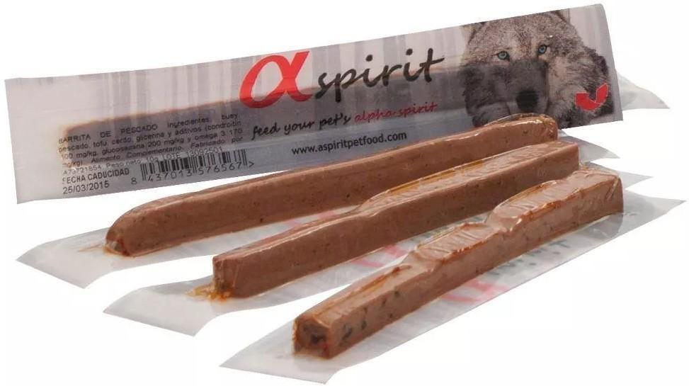 Ласощі для собак Alpha Spirit Sticks напіввологі беззернові палички з прошуто 30 шт х10 г - Зображення 2