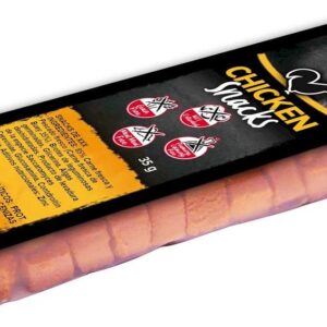 Ласощі для собак Alpha Spirit Snacks напіввологі беззернові кубики з куркою 35 г