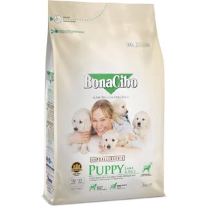 Сухий корм для цуценят усіх порід суперпреміум класу BonaCibo Puppy Lamb&Rice Ягня 3 кг