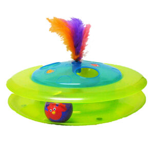 Іграшка для котів Petstages Sights&Sounds Birdie Chase (Музичний Трек з м'ячиком і пташкою) D=31см