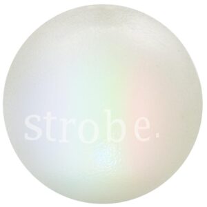Іграшка для собак Planet Dog Strobe Ball White (Стробе Болл) палаючий м'яч 7 см Білий