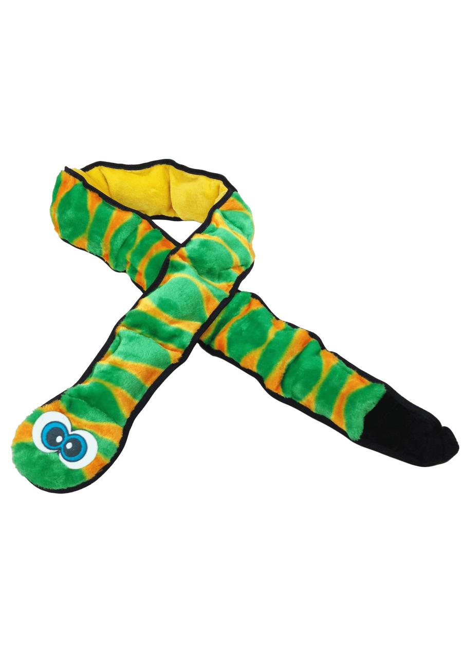 Іграшка для собак Outward Hound Invincibles Snakes (Непереможна Змія-пищалка) зелена 178 см