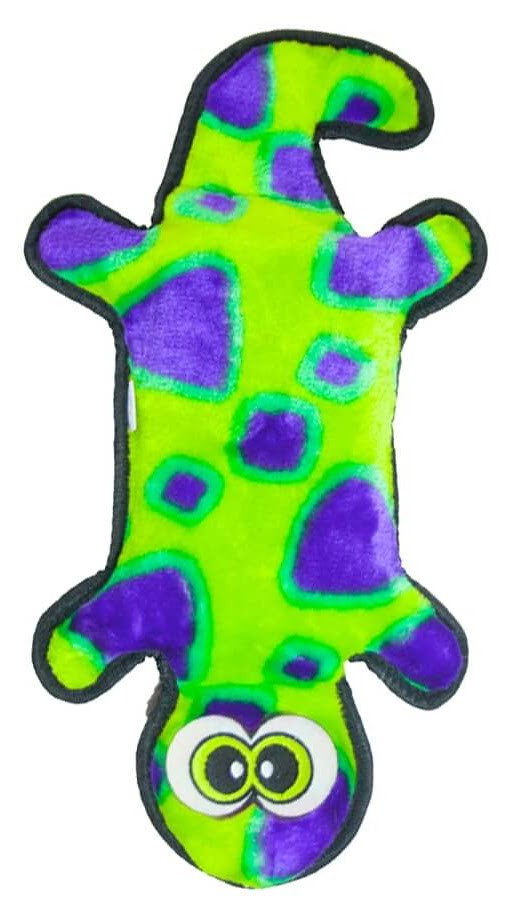 Іграшка для собак Outward Hound Invincibles Geсko (Непереможний Гекон-пищалка) зелений 36 см