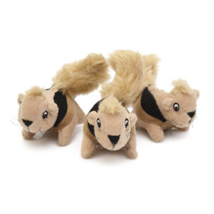 Іграшка для собак Outward Hound Hide-A Refill Squeakin Squirrels (Білка-пищалка) 3х6 см/х3 шт