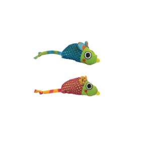 Іграшка для кішок Petstages Catnip Chew Mice Мишки з котячою м'ятою 7 см/х2 шт