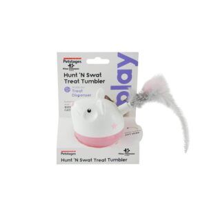 Іграшка для кішок Nina Ottosson Hunt `N Swat Treat Tumbler Миша рожева інтерактивна 1 рівень складності