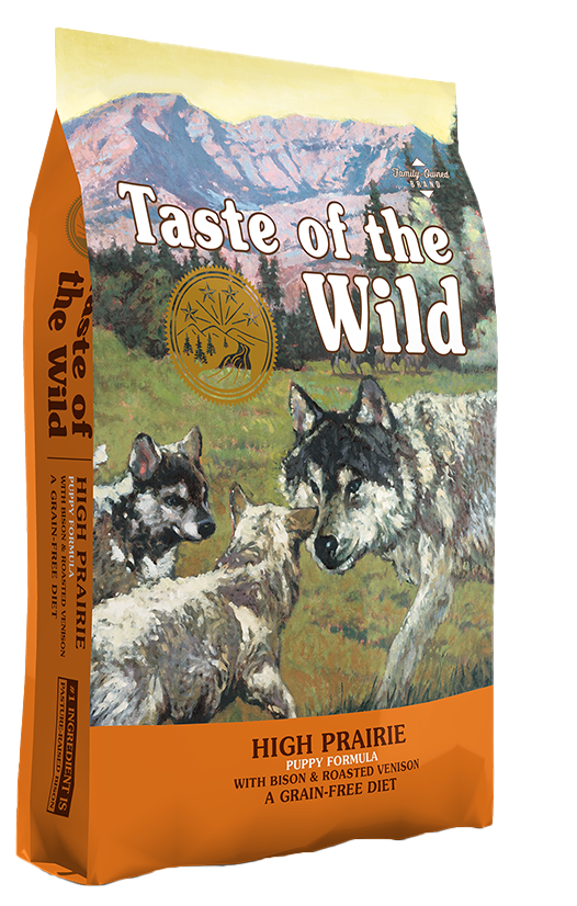 Сухий корм для цуценят всіх порід Taste of the Wild High Prairie Puppy з бізоном та оленіною 12,2 кг (9755-HT60)