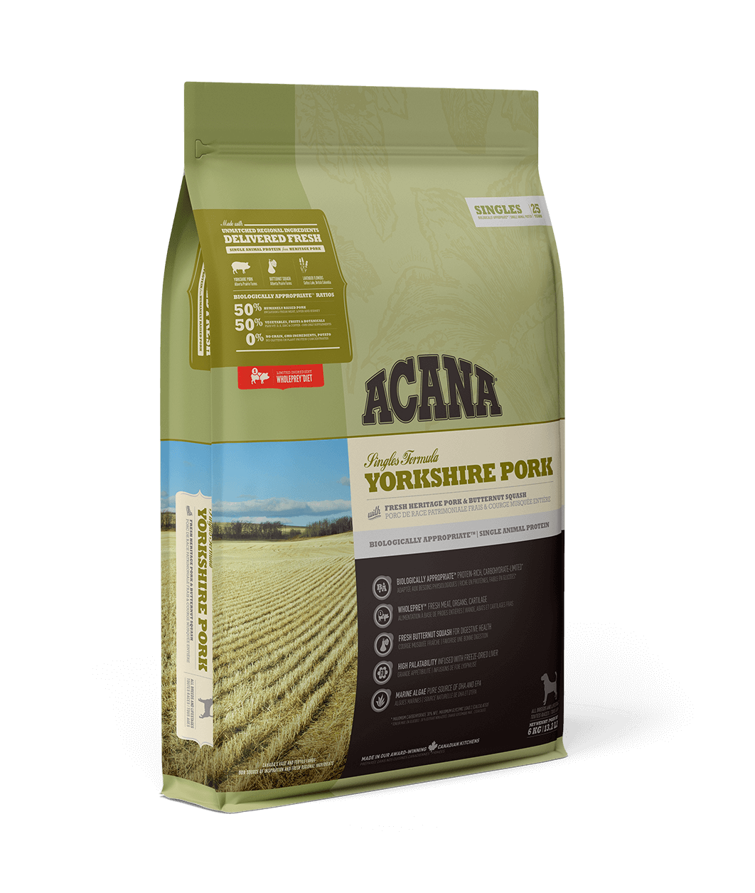 Сухий корм для собак усіх порід та стадій життя ACANA Yorkshire Pork 6 кг