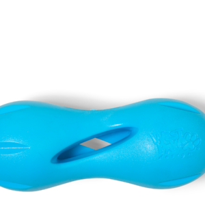 Іграшка для собак West Paw Zogoflex Qwizl Treat для ласощів 14 см Блакитний (ZG090AQA)