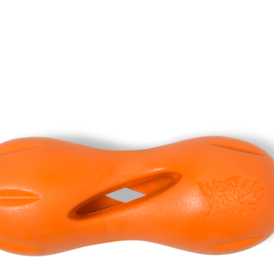 Іграшка для собак West Paw Zogoflex Qwizl Treat для ласощів 14 см Помаранчевий (ZG090TNG)