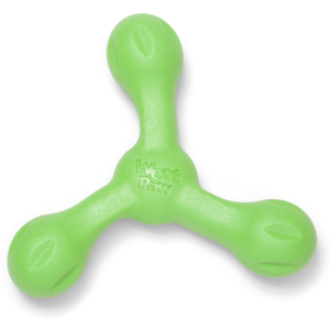 Іграшка для собак West Paw Zogoflex Skamp Три Пелюстки 20 см Салатовий