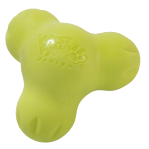 Іграшка для собак West Paw Zogoflex Tux Treat Тукс для ласощів 10 см Салатовий (ZG040GRN)
