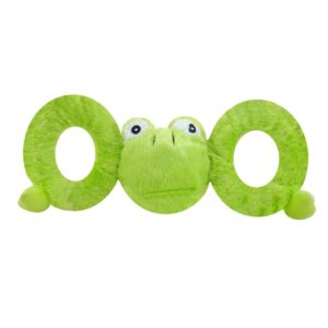 Іграшка для собак Jolly Pets TUG-A-MAL Жабеня з пищалками для перетягування Середня