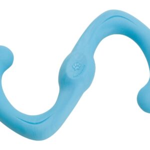 Іграшка для собак West Paw Zogoflex Bumi Tug Toy S-подібна 21 см Блакитний (ZG050AQA)