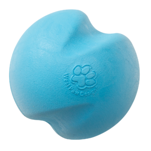 Іграшка для собак West Paw Zogoflex Jive Dog Ball Джив супер-м'яч 6 см Блакитний (ZG070AQA)