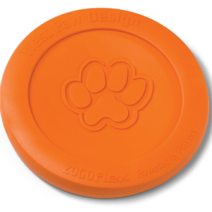 Іграшка для собак West Paw Zisc Flying Disc фрісбі 22 см Помаранчевий (ZG031TNG)