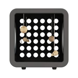 Будиночок для кішок Jolly Pets Кітті Каса Бедрум Кубик для відпочинку 39х30х42см Темно-сірий (KKR108)