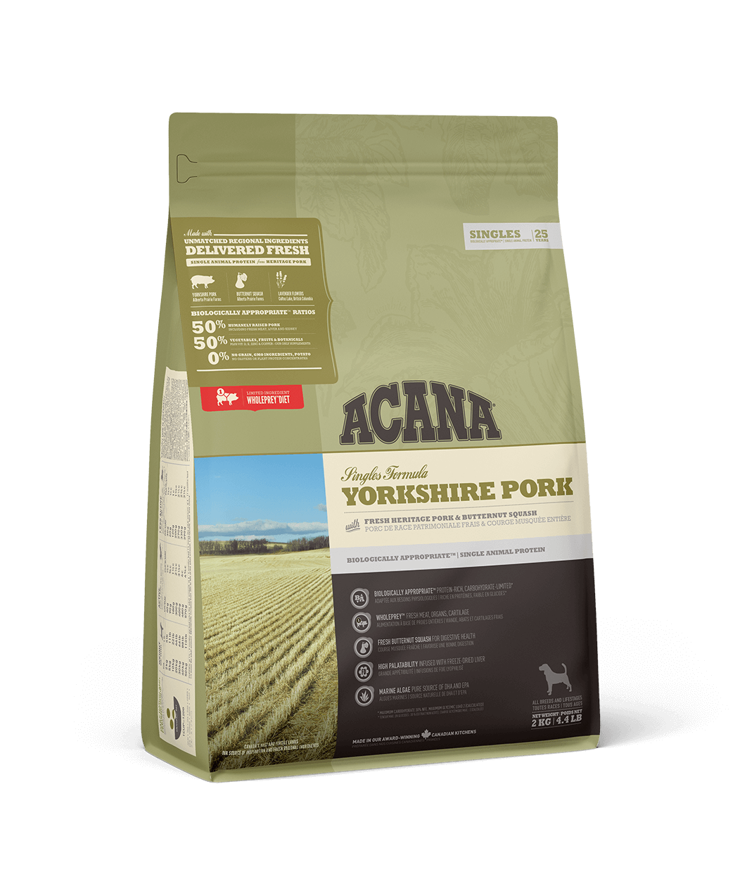 Сухий корм для собак усіх порід та стадій життя ACANA Yorkshire Pork 2 кг